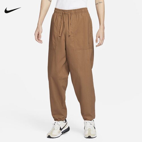 Nike耐克男子梭织工装裤运动训练速干宽松透气直筒长裤FN3097-281