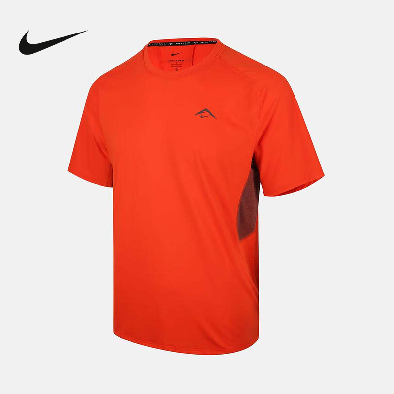 NIKE耐克夏季短袖男DRI-FIT ADV圆领速干短袖跑步上衣HJ3581-633