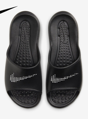 Nike耐克沙滩凉拖鞋女鞋夏季新款黑色防滑洗澡运动拖鞋CZ7836-001