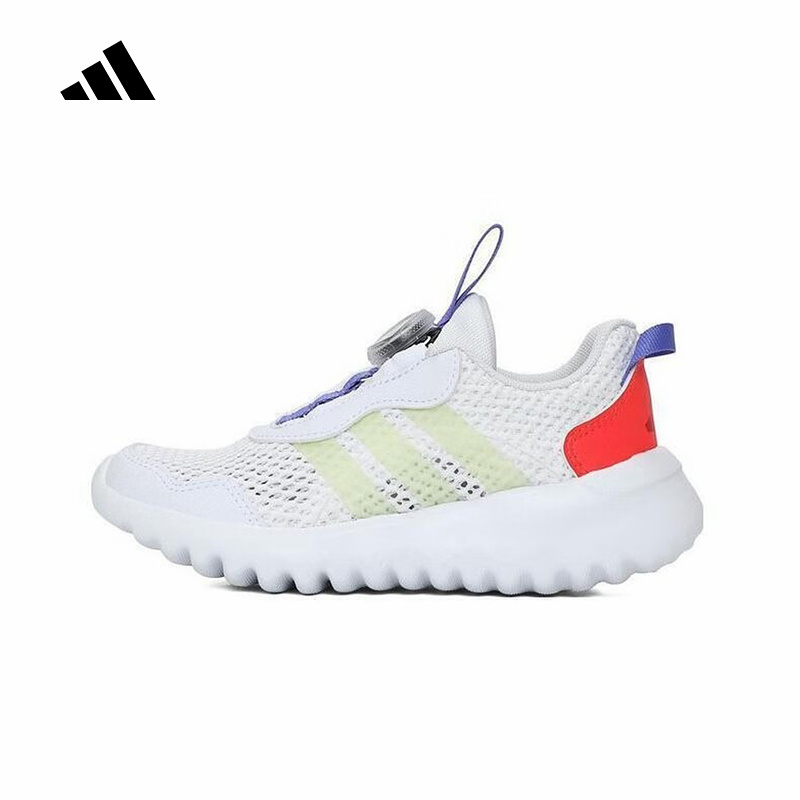 adidas阿迪达斯夏季男小童BOA旋钮网面透气休闲跑步运动鞋JH8839