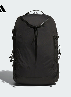 adidas阿迪达斯2025秋季新款男女运动大容量户外休闲双肩包KT0843