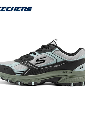SKECHERS斯凯奇厚底徒步户外登山鞋秋男舒适缓震运动鞋 237754C