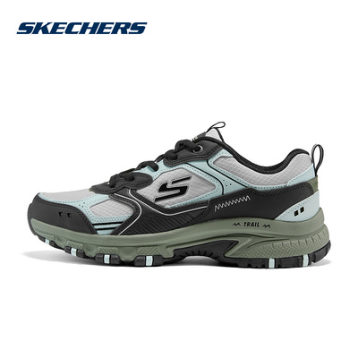 SKECHERS斯凯奇厚底徒步户外登山鞋秋男舒适缓震运动鞋 237754C