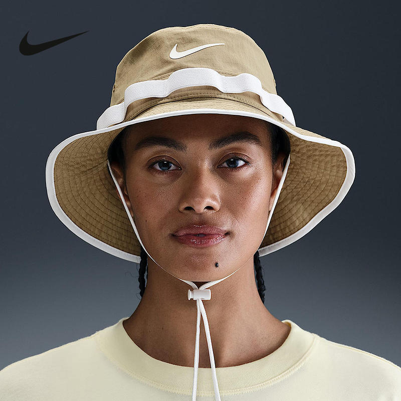Nike耐克夏季DRI-FIT男女同款遮阳休闲户外徒步渔夫帽HJ3683-297