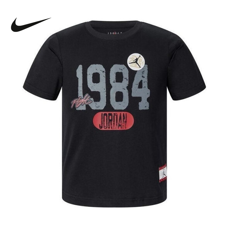 Jordan耐克短袖女2025夏宽松休闲透气图案印花运动T恤II3559-045