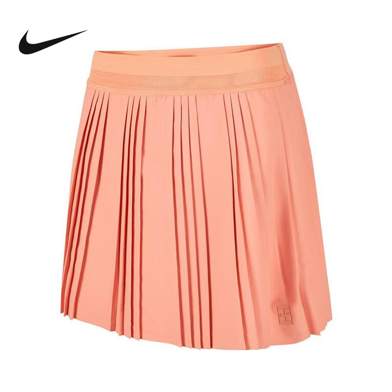 Nike耐克女裙25夏季速干透气百褶网球半身裙防走光短裙FZ6513-844