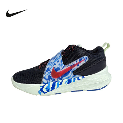 耐克男女大童鞋Team Hustle D 12 儿童篮球鞋运动鞋IQ0815-001