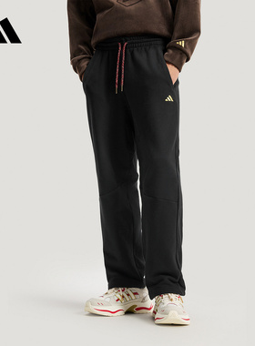 adidas阿迪达斯新年款长裤26新款男棉质运动休闲直筒运动裤KE4065