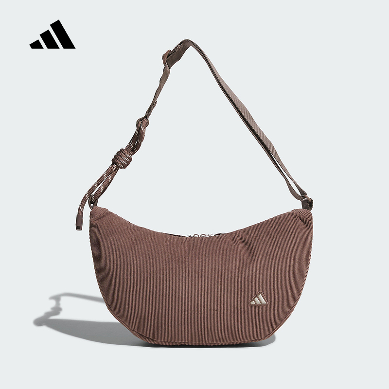 adidas阿迪达斯冬季新款男女灯芯绒运动单肩斜挎包手提拎包KE6636