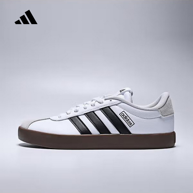 adidas阿迪达斯板鞋女VL COURT 3.0低帮复古休闲T头德训鞋KJ4000