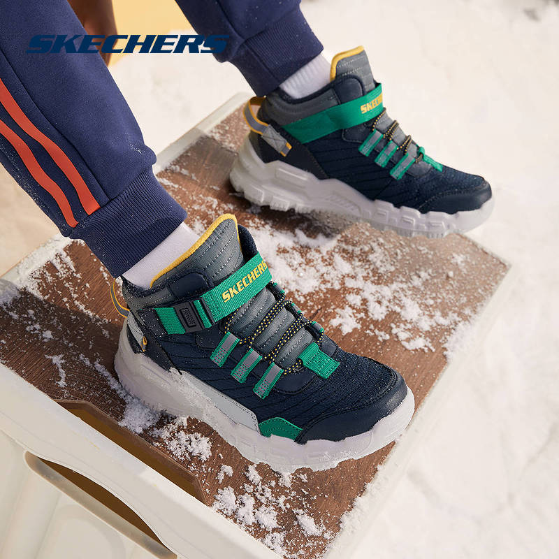 SKECHERS(斯凯奇)2024冬男童靴子 405230L-NVMT