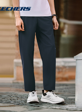 Skechers斯凯奇26新款男休闲长裤闪穿健身跑步运动裤 P226M140