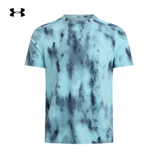 494 T恤1389804 安德玛UA春夏Launch Elite男训练跑步迷彩运动短袖