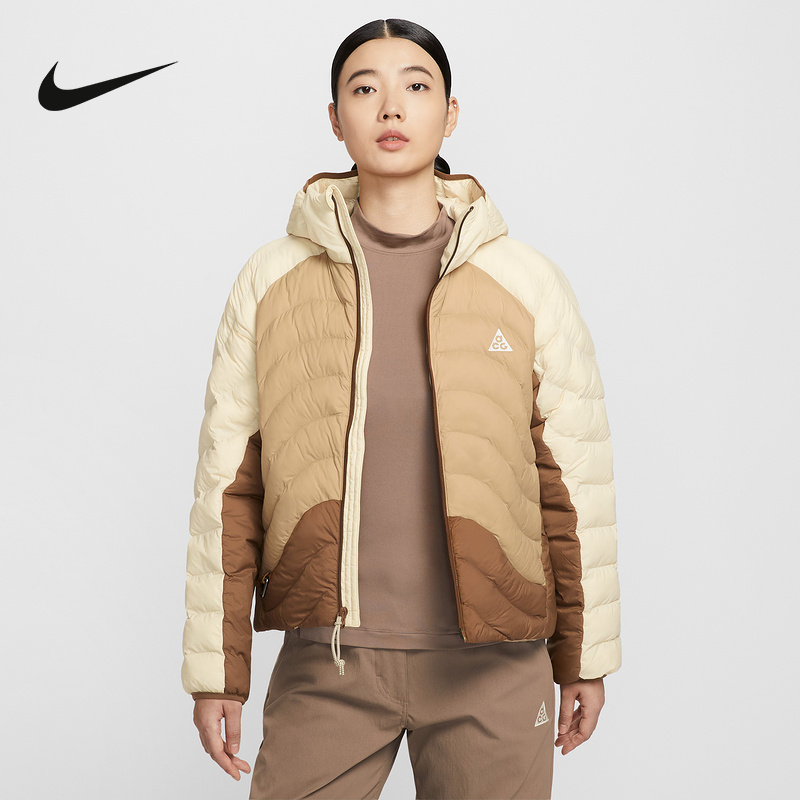 NIKE耐克ACG棉服外套女冬新款保暖户外连帽棉衣P棉夹克HM9964-229