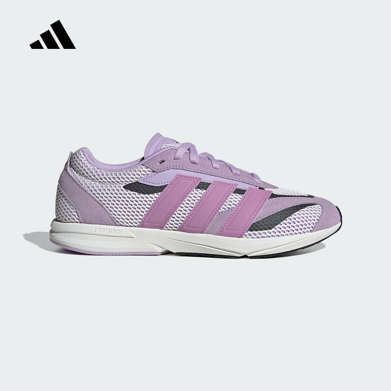 adidas阿迪达斯LIGHTBLAZE LP流光跑鞋2025秋女运动休闲鞋 JS3201