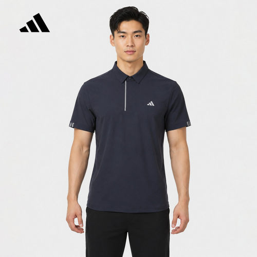 adidas阿迪达斯短袖polo衫男2026夏季新款速干运动t恤上衣 LG5641