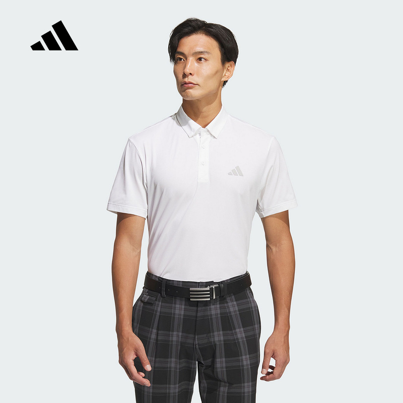adidas阿迪达斯速干高尔夫运动POLO球衫2025秋男短袖T恤 JL7940