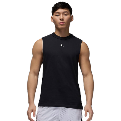 耐克2025夏款男子训练健身速干无袖Jordan篮球T恤背心FN5857-010