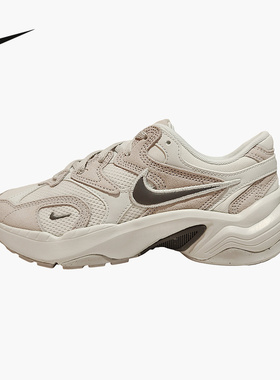 NIKE耐克女鞋26春新款AL8复古翻毛皮老爹鞋网眼跑步鞋IB3952-101