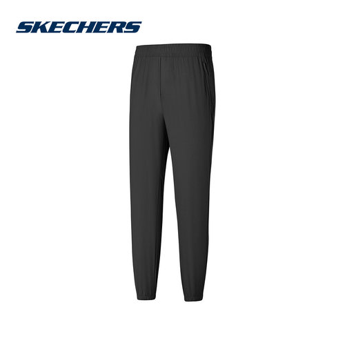 Skechers斯凯奇男裤舒适运动户外速脚裤梭织长裤 P225M039-0018