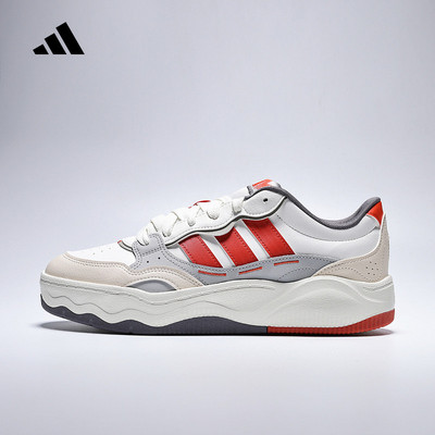 adidas阿迪达斯男女LITE SHUFFLE超轻缓震回弹运动休闲板鞋KH9027