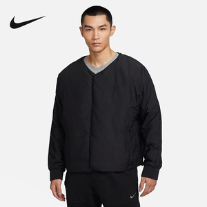 NIKE耐克棉服男子秋冬新款薄款保暖休闲运动夹克外套FB8609-010