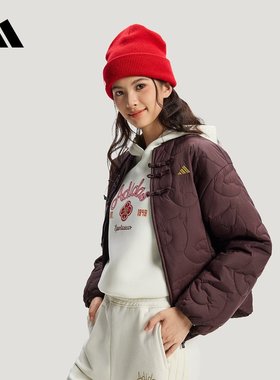 adidas阿迪达斯棉服春马年限定女新中式保暖运动休闲外套 KS0629