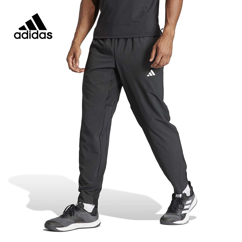 adidas阿迪达斯速干长裤男裤2025秋夏季薄款梭织运动裤IT5457