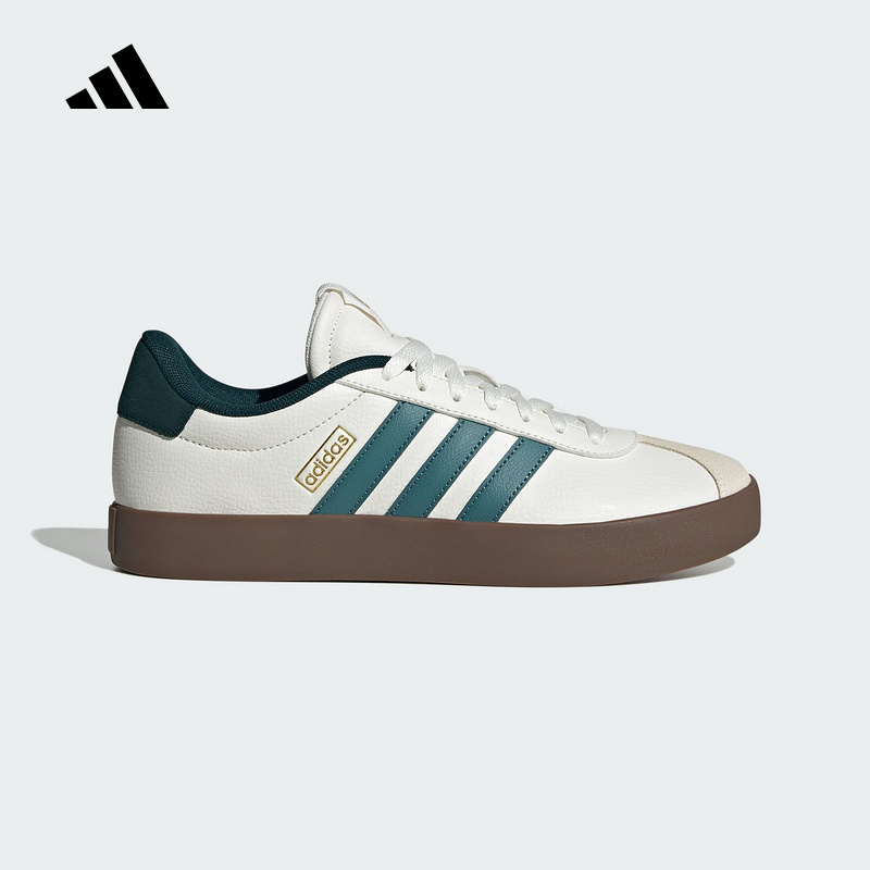 adidas阿迪达斯男复古运动休闲板鞋小白鞋德训鞋「T头鞋」JR8635