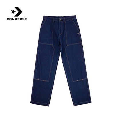 Converse匡威秋冬季新品男工装风星星廓形牛仔裤长裤MCJ129-UHD