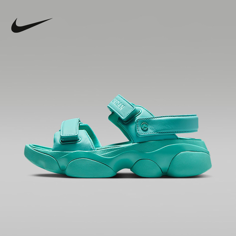 Nike耐克凉鞋女夏新款Jordan户外休闲厚底魔术贴沙滩鞋FN5036-301