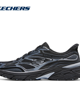Skechers斯凯奇25秋女子舒适轻便百搭运动休闲老爹鞋 150710-BLK
