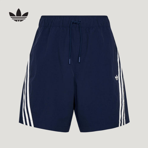 adidas阿迪达斯三叶草2026夏男时尚休闲运动宽松梭织短裤 LE7348