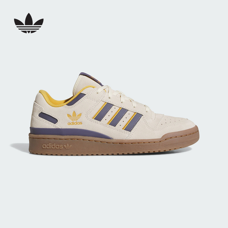 adidas阿迪达斯三叶草2025冬中性FORUM low休闲运动板鞋JQ2655