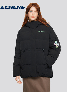 SKECHERS(斯凯奇)2024冬女羽绒服 L424W172-0018