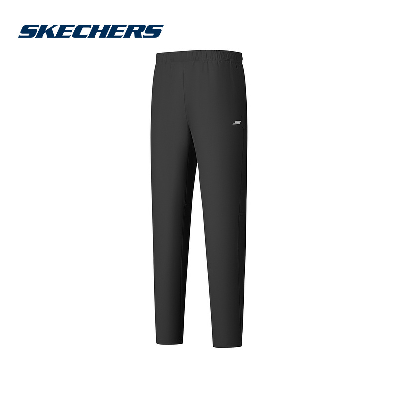 Skechers斯凯奇2025新款夏季女士透气休闲梭织长裤 P325W061/0018