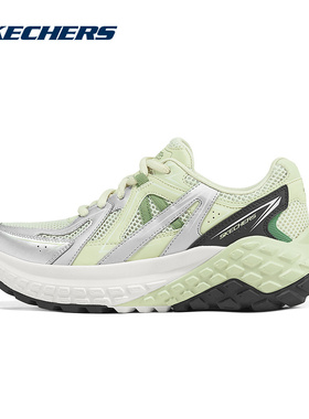 SKECHERS斯凯奇夏季女子厚底缓震网面透气休闲运动鞋 150680-LTGR