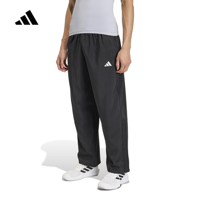 adidas阿迪达斯男裤2026春舒适透气梭织休闲长裤宽松运动裤KF1062