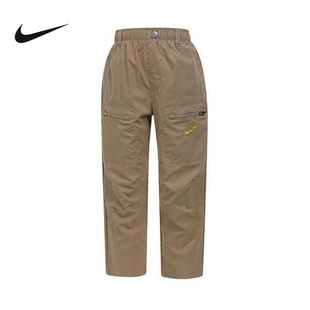 IO2313 NIKE耐克男裤 刺绣LOGO梭织长裤 宽松运动裤 297 子2025秋新款