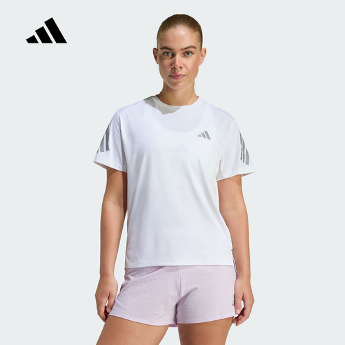 adidas阿迪达斯adi365速干凉感跑步半截袖2026夏女短袖T恤 JZ5115