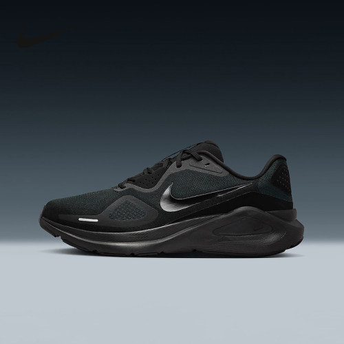 耐克男鞋NIKE STRUCTURE 26 黑色稳程透气轻便跑步鞋HJ1102-001