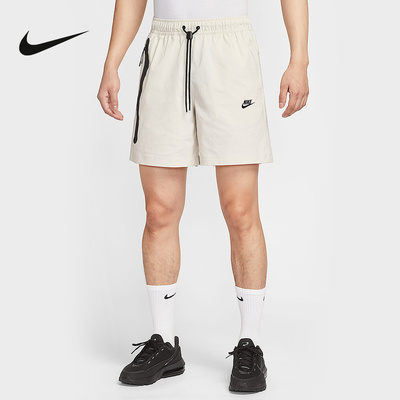NIKE耐克短裤男夏季拉链大口袋宽松透气梭织运动五分裤HQ0471-072