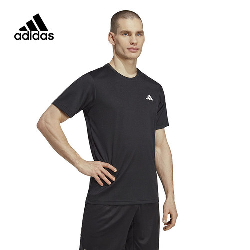 adidas阿迪达斯短袖男2025夏新款速干跑步网球训练运动T恤HR8727
