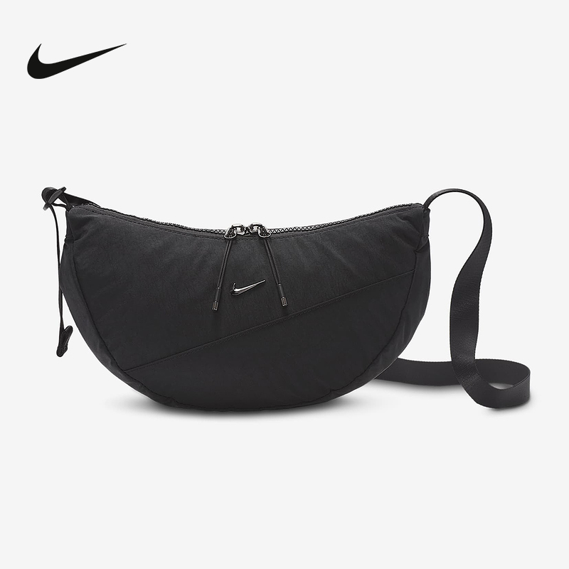Nike耐克男女同款CRESCENT运动休闲包斜挎包单轻便肩包HQ4370-013