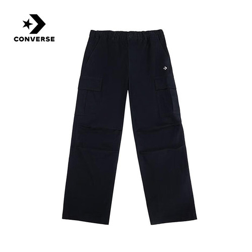 Converse匡威冬季男多口袋工装风伞兵裤直筒裤梭织长裤MCJ122-023