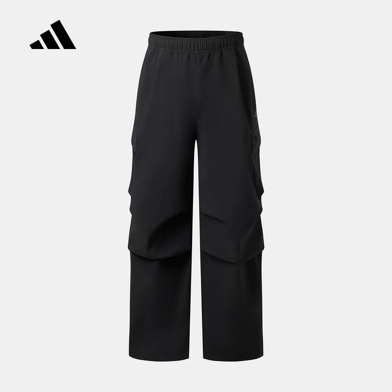 adidas阿迪达斯直筒宽松长裤休闲运动裤男子工装裤冬季新款LH4405