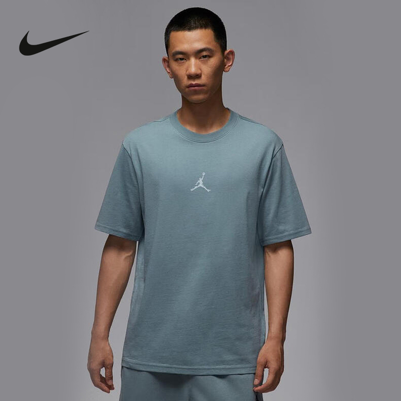 Nike耐克短袖男夏新款Jordan背标印花速干透气运动T恤HQ8971-041
