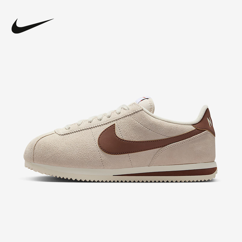 耐克女鞋NIKE CORTEZ 舒适薄底鞋复古跑鞋低帮运动鞋IB1857-100