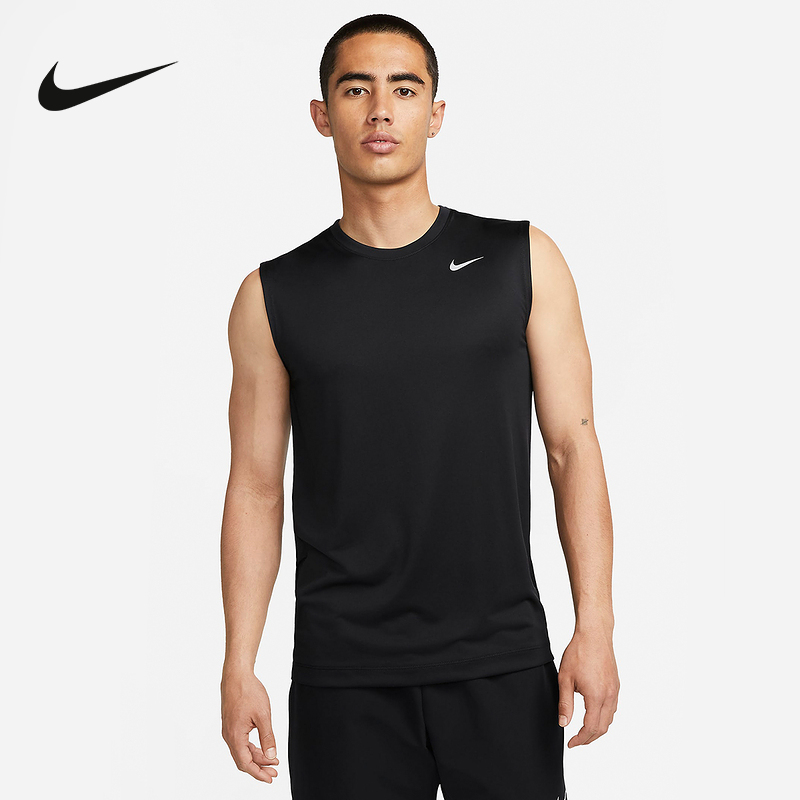 NIKE耐克DRI-FIT男子速干无袖训练T恤夏季训练跑步背心DX0992-010