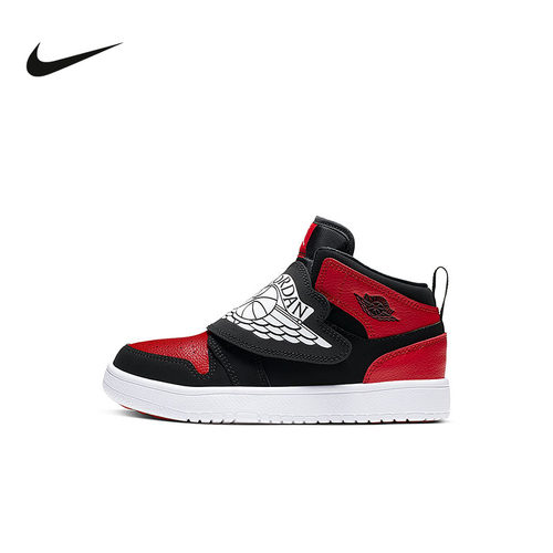 NIKE耐克幼童鞋Sky Jordan 1易穿脱魔术贴运动休闲鞋 BQ7197-001